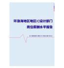 2022年环渤海地区地区IC设计部门岗位薪酬水平报告
