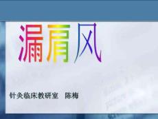 漏肩风臂丛神经痛--针灸学课件PPT