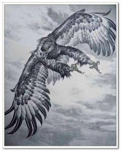 大展鸿图--鹰姿百态绘画艺术鉴赏