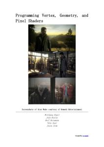 Programming+Vertex,+Geometry,+and+Pixel+Shaders