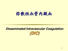 dic弥散性血管内凝血