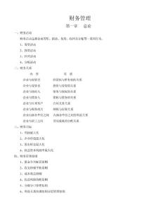 財務管理總復習