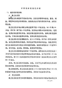 日军化学战情况介绍