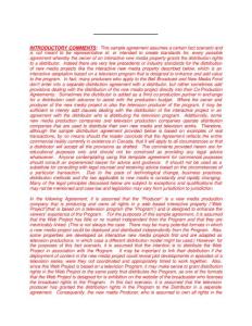 Distribution Agreement 代理銷售協(xié)議