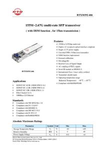 RTXM192-466多速率datasheet