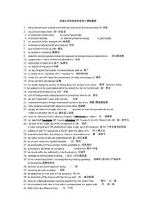 高考英語任務型閱讀常考同義替換整理