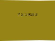 手足口病培训