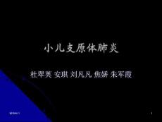 小儿支原体肺炎
