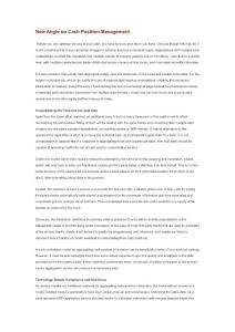 New Angle on Cash Position Management