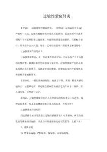 过敏性紫癜肾炎
