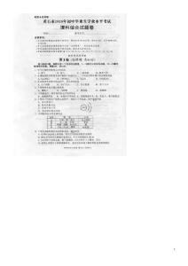 2020年中考理綜真題試題(掃描版,含答案)