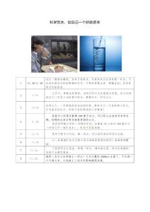 科學飲水，給自己一個好的資本