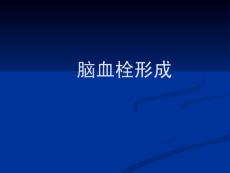 脑血栓形成