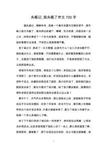 失眠记_我失眠了作文700字