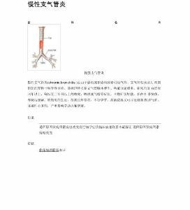 慢性支气管炎