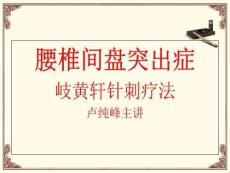 腰椎间盘突出讲义