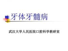 牙体牙髓病-改