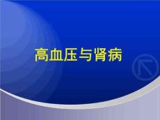 《高血压与肾病》PPT课件