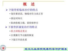 股骨颈骨折康复