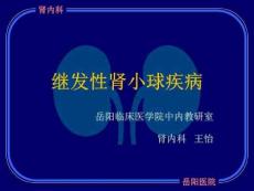 继发性肾小球疾病