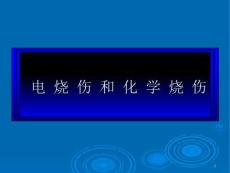 电烧伤和化学烧伤