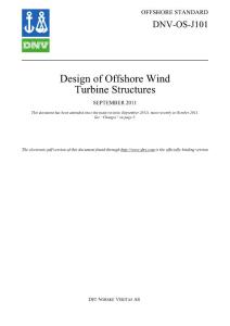Os-J101-2011Design of offshore WT structures