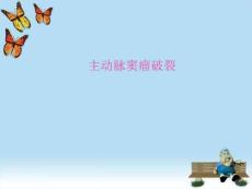 主动脉窦瘤破裂ppt课件