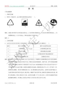 科學(xué)：中考試題預(yù)測之《材料》