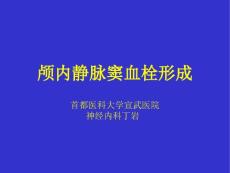 颅内静脉窦血栓