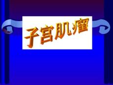 子宫肌瘤 课件