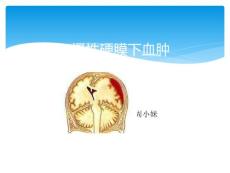 颅内血肿之慢性硬膜下血肿