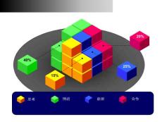 精美PPT模板推薦：積木