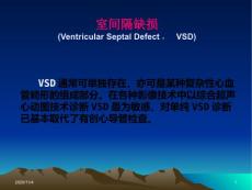 先心病室间隔缺损