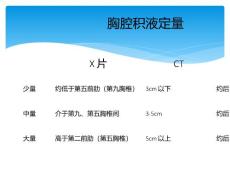 胸腔积液定量