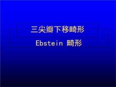《三尖瓣下移畸形》PPT课件