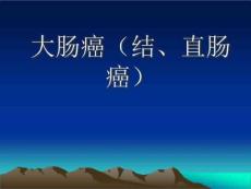 大肠癌结直肠癌ppt大肠癌结直肠癌