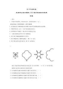 98小学计算机水平测评试卷