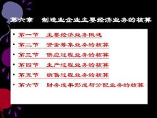 會計基礎(chǔ)第六章知識簡介