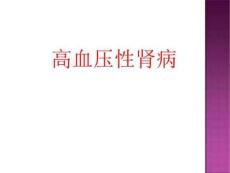 高血压肾病PPT课件