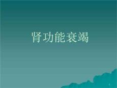 肾功能衰竭PPT课件