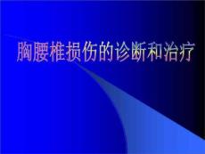 胸腰椎骨折诊断治疗