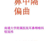 《鼻中隔偏曲》PPT课件
