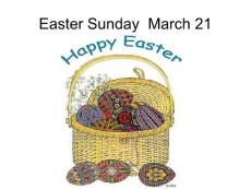 Easter Sunday  March 21  3-1-10