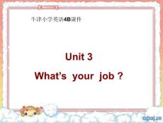 Unit3 what´s your job 课件