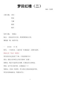 欄目劇《夢回紅樓》（二）