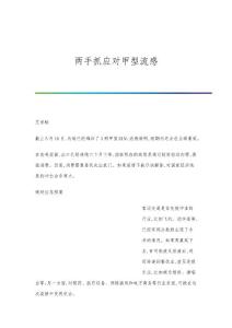 两手抓应对甲型流感