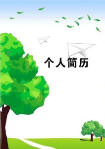 个人求职简历（飞得更高）