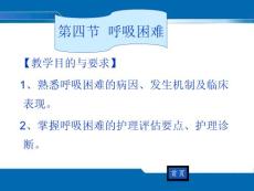【医学ppt课件】呼吸困难