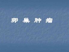 卵巢肿瘤(5）