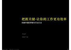把握關(guān)鍵-讓你的工作更有效率